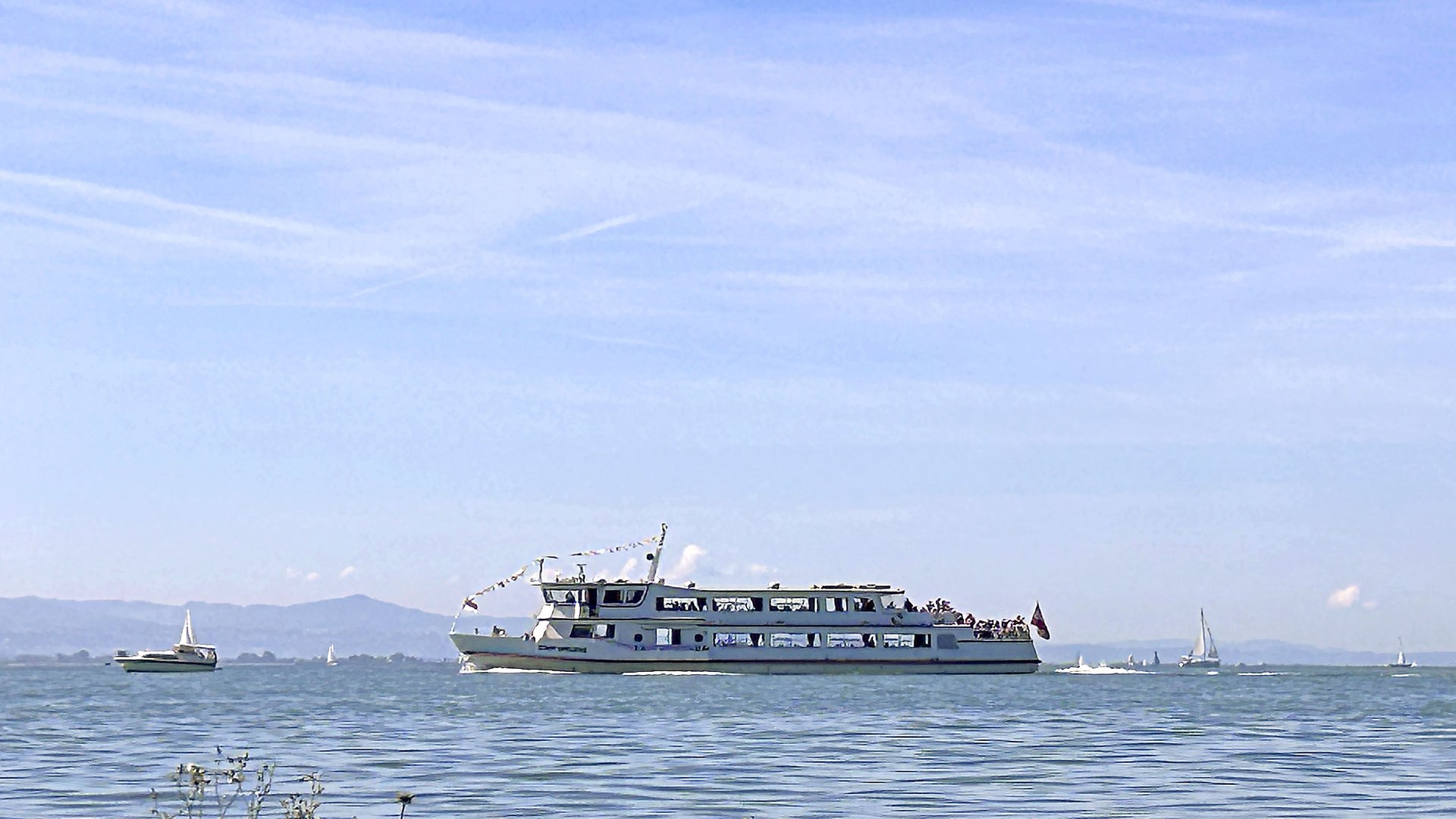 Boat trip on Lake Constance
